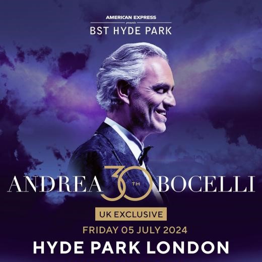 Andrea Bocelli: BST Hyde Park 2024 (Hyde Park, London - 05/07/24)