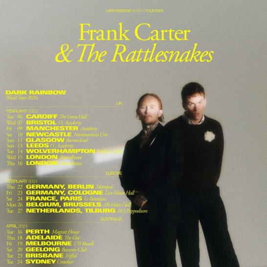 Frank Carter & The Rattlesnakes 'Dark Rainbow' Tour (Roundhouse, London - 15/02/24)