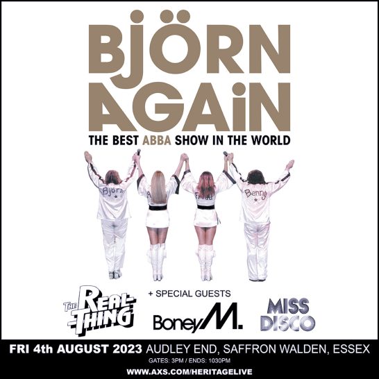 Björn Again: Heritage Live 2023 (Audley End, Saffron Walden - 04/08/23)