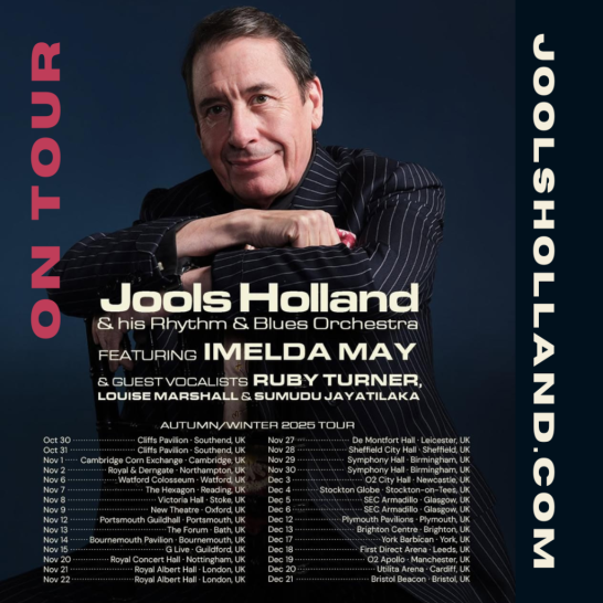 Jools Holland and his Rhythm & Blues Orchestra (Cambridge Corn Exchange - 01/11/25)