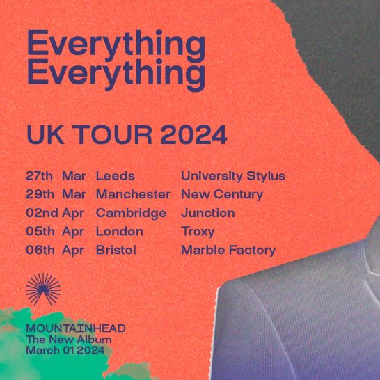 Everything Everything 'Mountainhead' Tour (Cambridge Junction, Cambridge - 02/04/24)