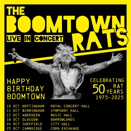 The Boomtown Rats '50 Years' Tour (Cambridge Corn Exchange - 25/10/25)