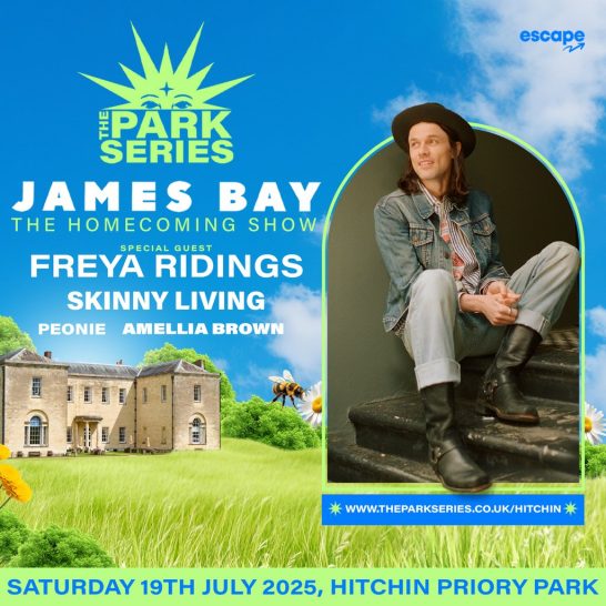 James Bay: The Park Series (Hitchin Priory, Hitchin - 19/07/2025)