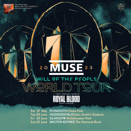 Muse 'Will of the People World Tour' (Milton Keynes Bowl, Milton Keynes - 25/06/23)